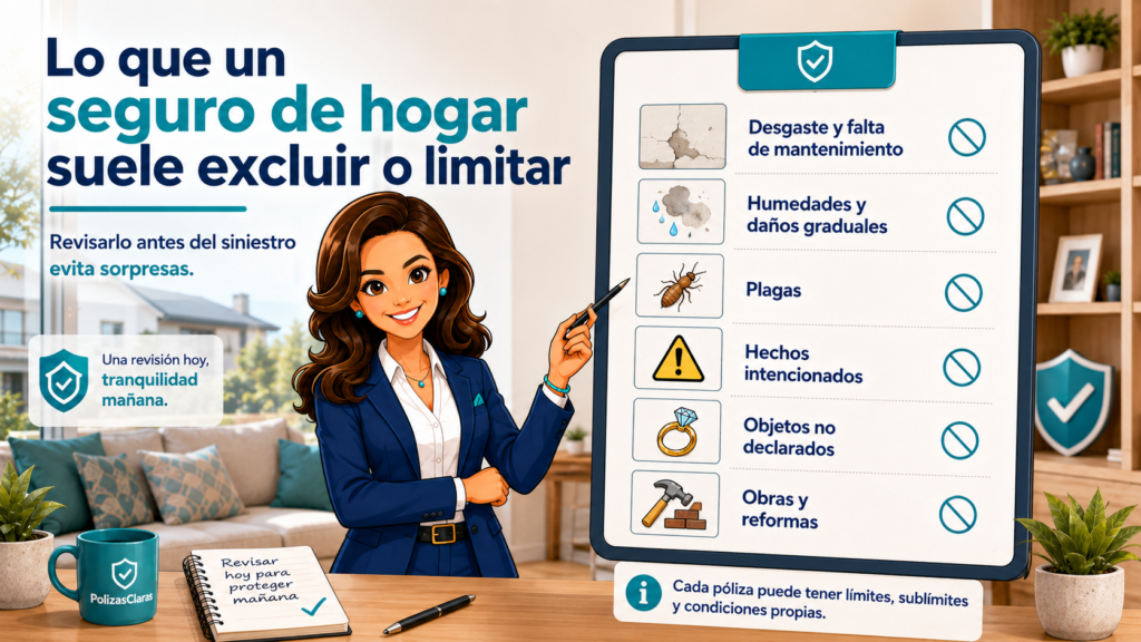 Limitaciones y Exclusiones de Seguro de Hogar